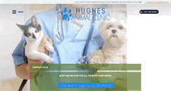 Desktop Screenshot of hughesanimalclinic.com